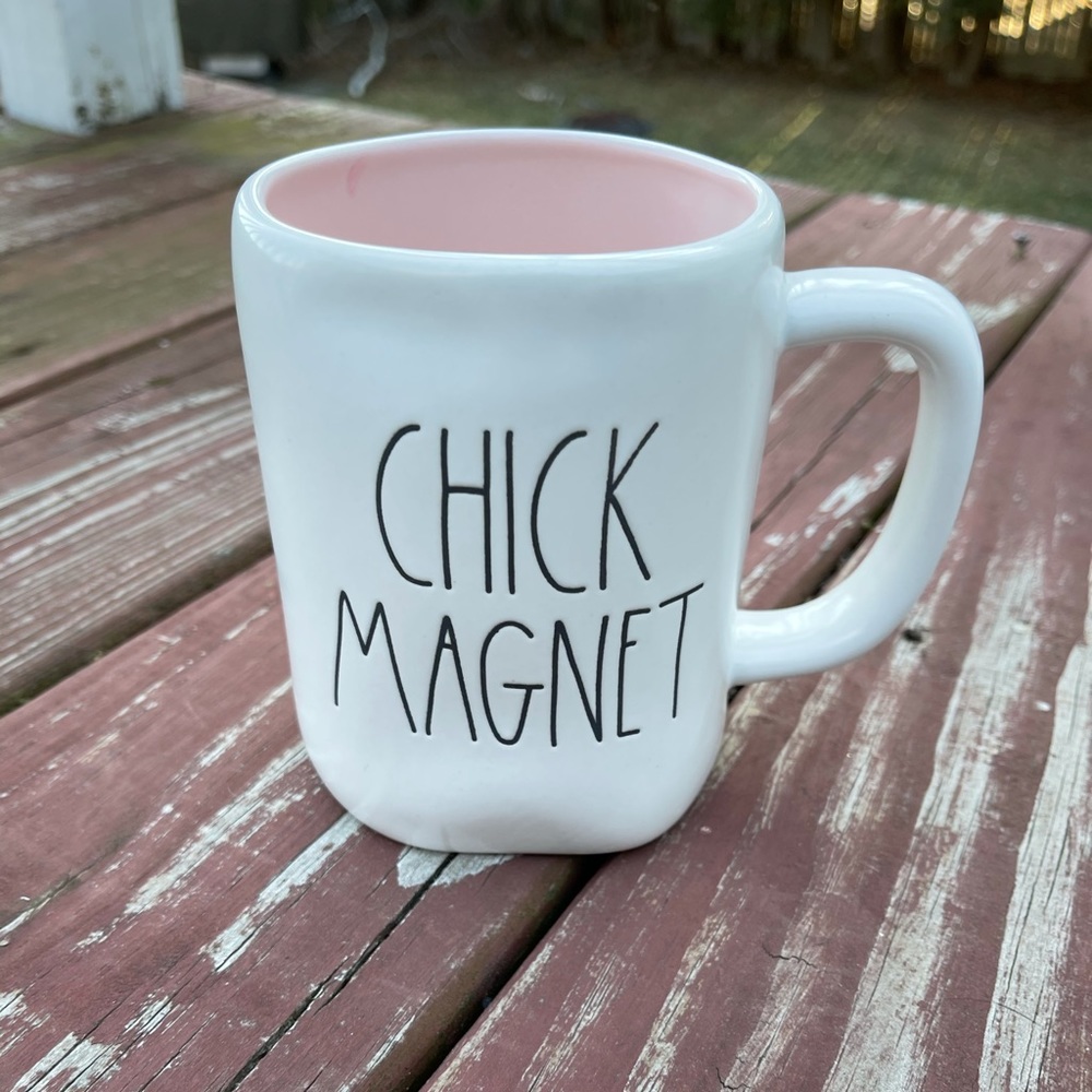 NWT Rae Dunn “Chick Magnet” ceramic mug